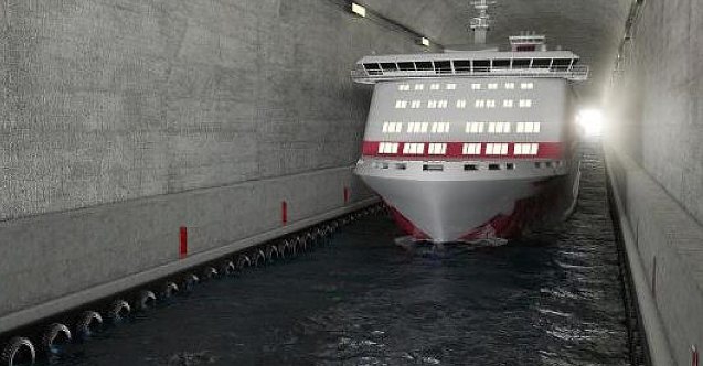 1,7 km'lik Stad tüneli, Norveç'in batı kıyısında yer alacak