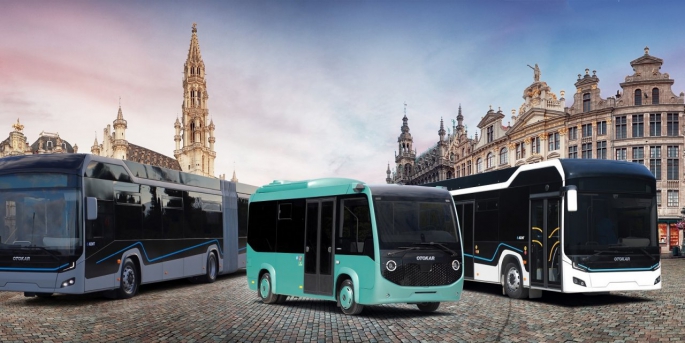 18,75 metrelik elektrikli körüklü otobüs e-KENT, Almanya'nın Hannover şehrinde, 12 metrelik e-KENT ise Berlin’de sergilenecek.
