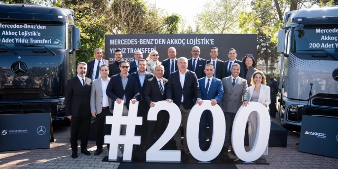 Akkoç Lojistik, 200 adet Mercedes-Benz Actros ve Arocs’u filosuna ekledi.