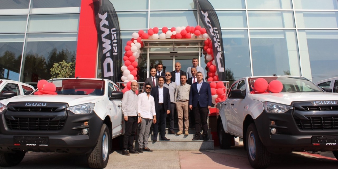 Anadolu Isuzu, pick-up ve midibüsten oluşan toplam 75 aracın teslimatını gerçekleştirdi.