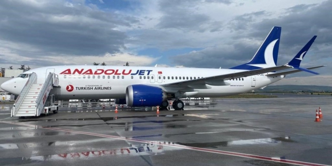 Anadolujet filosuna yeni nesil uçak olan Boeing 737- Max tipi uçak kattı.