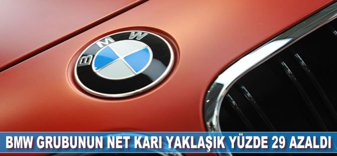 BMW grubunun net karı yaklaşık yüzde 29 azaldı