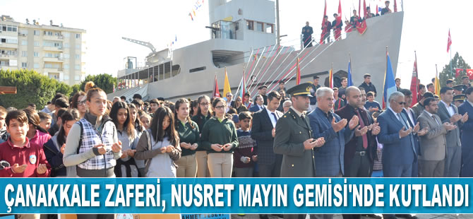 Çanakkale Zaferi, Nusret Mayın Gemisi’nde kutlandı