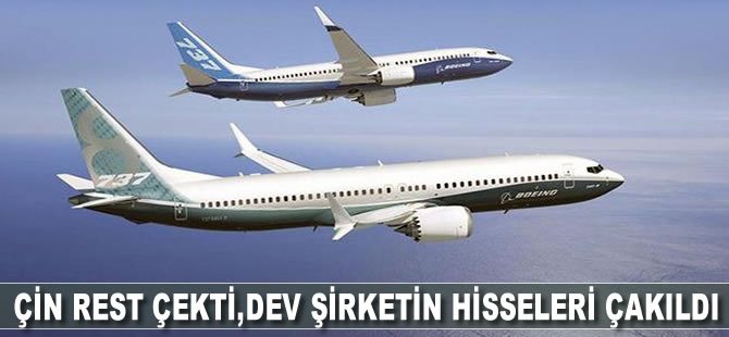 Çin rest çekti, dev şirketin hisseleri çakıldı