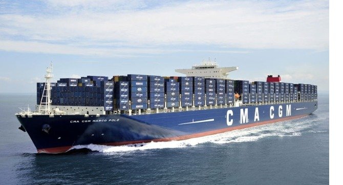 CMA CGM Marco Polo isimli konteyner gemisi, yeni bir rekor kıracak. 