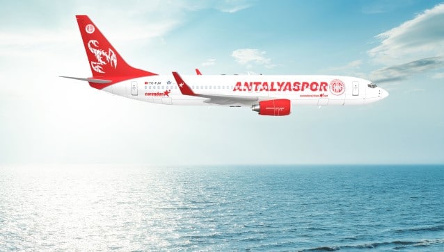 Corendon Airlines, Fraport TAV Antalyaspor’a Ziraat Türkiye Kupası finaline ulaşma anısına özel bir takım uçağı hazırladı.