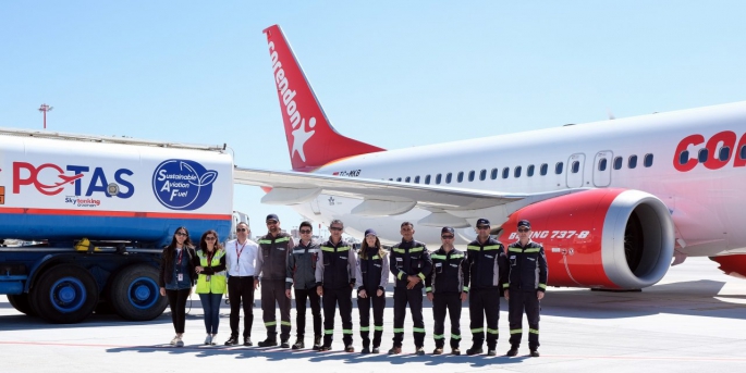 Corendon Airlines, Petrol Ofisi Grubu'nun ikmal ettiği SAF yakıtını kullanmaya başladı.