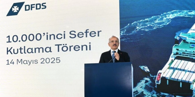 DFDS, 10.000’inci seferini, Pendik Limanı’nda gerçekleşen törenle kutladı.