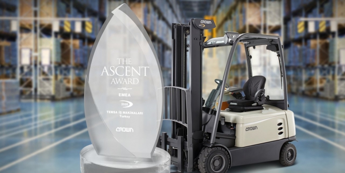 Dünyanın en büyük depo ekipmanları üreticisi olan Crown, Temsa İş Makinaları’na göstermiş olduğu performans nedeniyle başarı ödülü verdi.