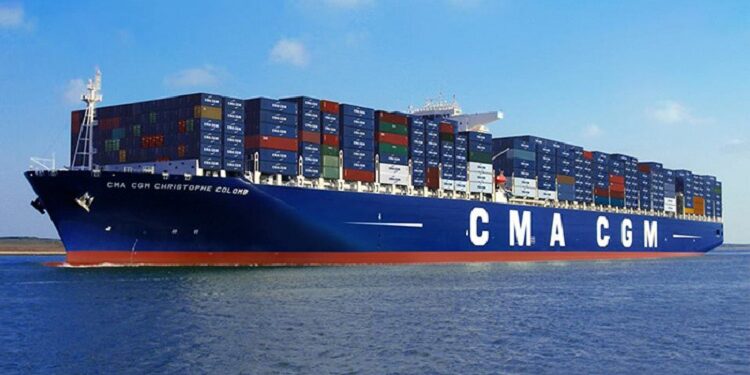 Dünyanın en büyük LNG ile çalışan gemisi CMA CGM’nin