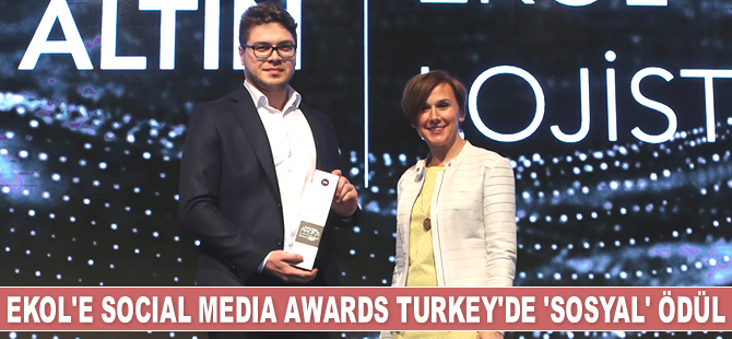 Ekol Lojistik, ‘En İyi Kurumsal Sosyal Medya İtibar Yönetim’ Ödülü’ne layık görüldü