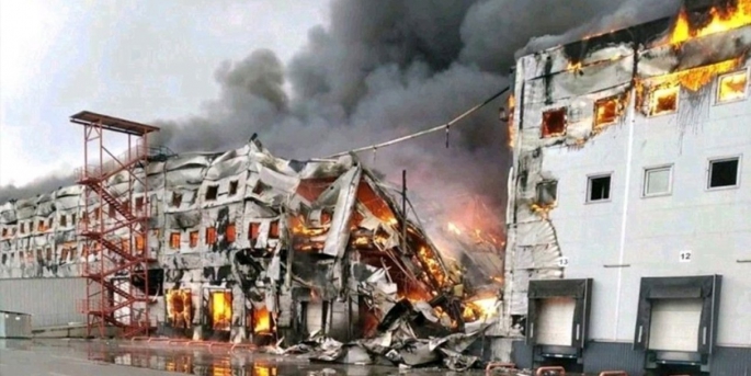 Ekol Lojistik’in Kiev'de bulunan tesisi Rusya tarafından yapılan bombardıman sırasında vuruldu.