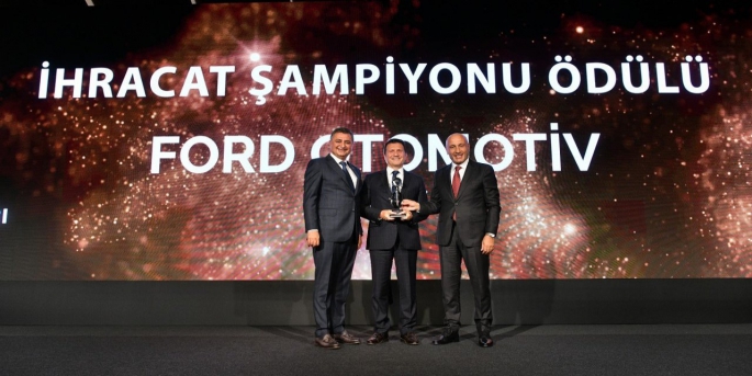 Ford Otomotiv Türkiye’nin en büyük otomotiv ihracatçı şirketi olarak birinci sirada yer aldı. 