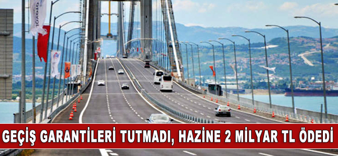 Geçiş garantileri tutmadı, hazine 2 milyar TL ödedi