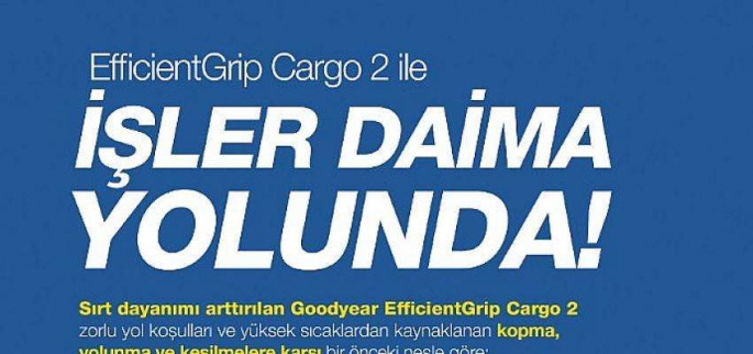 Goodyear, EfficientGrip Cargo serisinin en yeni modeliyle hafif ticari araç ürün portföyünü genişletiyor