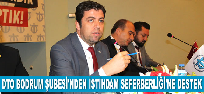 İMEAK DTO Bodrum Şubesi’nden ‘İstihdam Seferberliği’ne destek geldi