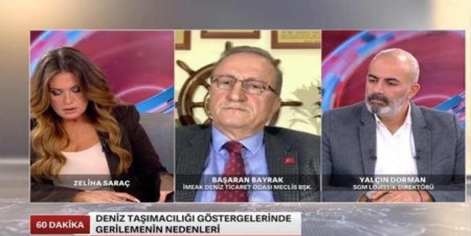 İMEAK DTO Meclis Başkanı Başaran Bayrak Mersin limanında taşımacılığın çok durgun geçtiğini ve boşta konteynerlerin beklediğini söyledi.