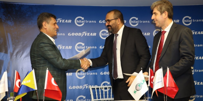 İmzalanan sözleşme kapsamında Hilal Trans 2025 yılına dek lastik alımını Goodyear’dan gerçekleştirecek