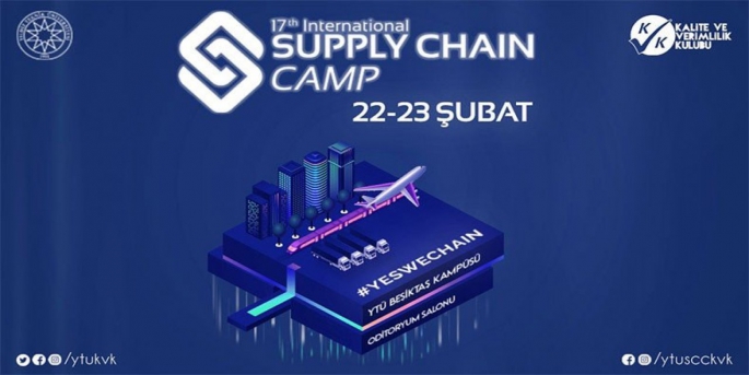 International Supply Chain Camp bu sene 17. si ile 22-23 Şubat’ta Yıldız Teknik Üniversitesi Beşiktaş Kampüsü Oditoryum Salonu’nda katılımcılarını bekliyor.