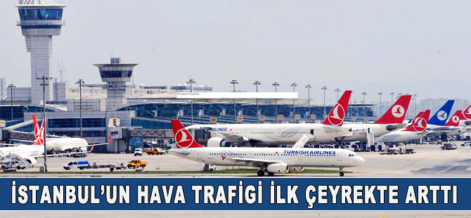 İstanbul’da hava trafiği arttı