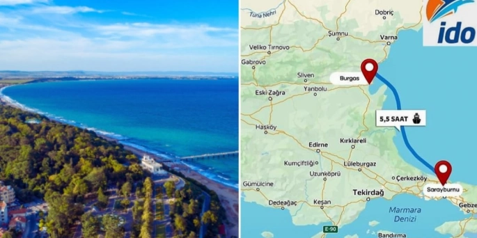 İstanbul'dan Bulgaristan'ın Burgas Kentine Deniz Seferleri Başlıyor