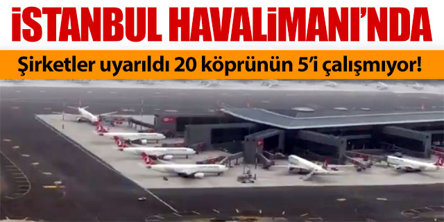 İstanbul Havalimanı’nda şirketlere DGS uyarısı