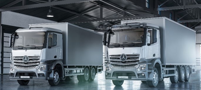 İşte, Mercedes-Benz’in Arocs, Actros ve Atego modellerindeki değişiklikler..