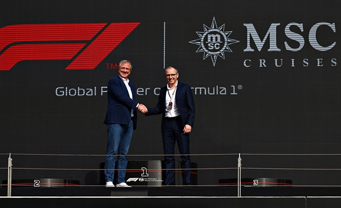 İsviçre merkezli MSC Cruises'ın Formula 1 yarışlarının resmi kruvaziyer markası olduğu bildirildi.
