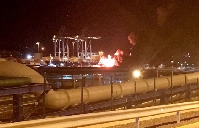 İzmir’de tanker yangını: 1 ölü, 16 yaralı