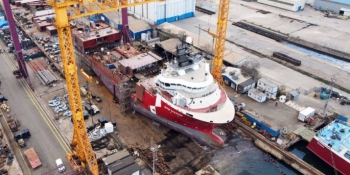 Kuzey Star Tersanesi dünyanın ilk platform destek gemisinden canlı balık gemisine dönüşüm projesinde sona geldi.