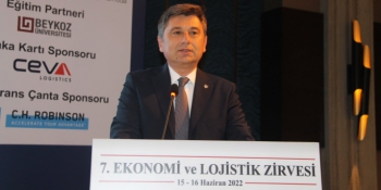 Turgut Erkeskin, 7. Ekonomi&Lojistik Zirvesi’nin açılış konuşmasında söz aldı