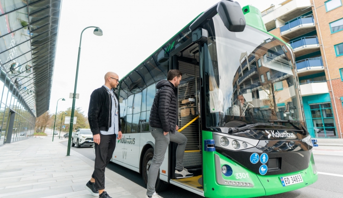“Karsan Otonom e-ATAK”, Norveç’in Stavanger şehrinde toplu taşıma hizmeti vermeye başladı.