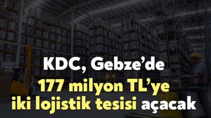 KDC Lojistik Ve Depolama Anonim Şirketi, Gebze’de iki dev lojistik tesisi kurmak için teşvik başvurusu yaptı.