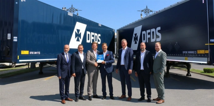 Krone, DFDS Türkiye ve Avrupa Güney İş Birimine 1.050 adet treyler teslim etti.