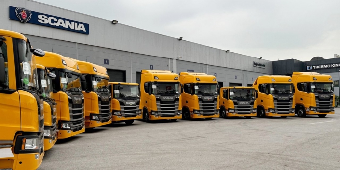 Mertur’a 10 adet Scania P410 ve 10 adet Scania 500S teslimatı gerçekleştirildi.