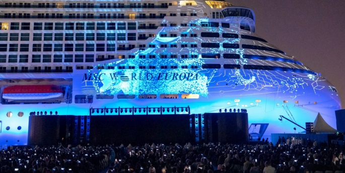 MSC Cruises, en yeni amiral gemisi MSC World Europa'nın İsimlendirme Törenine ev sahipliği yaptı.