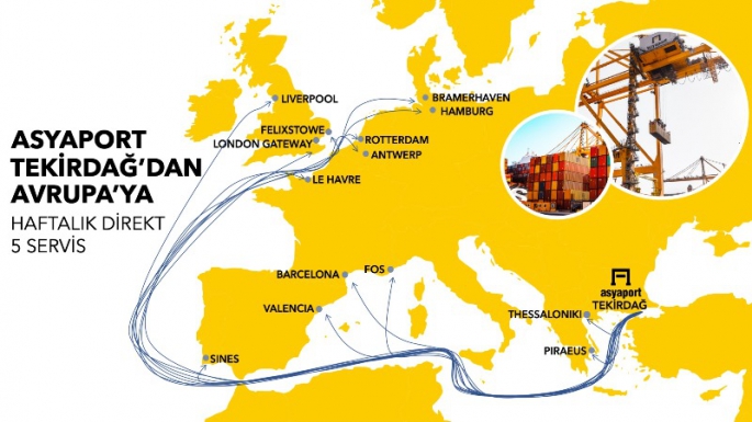 MSC, Hindistan-Avrupa arasında hizmet veren Himalaya Servisi’ne Asyaport uğrağını ekledi