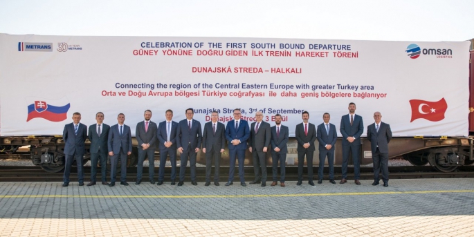 Omsan Logistics,  METRANS ile Türkiye ve Slovakya arasında kurduğu ihracat - ithalat hattını hizmete açtı.