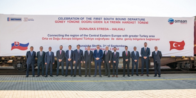 Omsan Logistics,  METRANS ile Türkiye ve Slovakya arasında kurduğu ihracat - ithalat hattını hizmete açtı.
