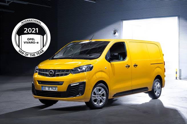 Opel Vivaro-e, “2021 Uluslararası Yılın Vanı” ödülünü kazandı.