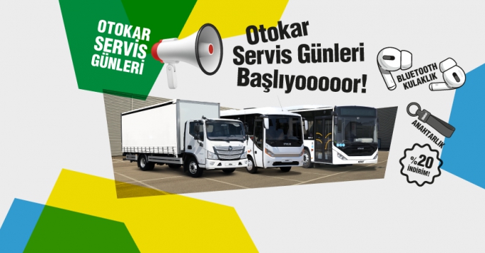 Otokar ticari motorlu araç sahipleri 3-31 Ekim 2022 tarihleri arasında yüzde 20 indirim fırsatından yararlanacak.