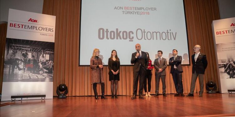 Otokoç Otomotiv’e “Türkiye’nin En İyi İş Yeri” ödülü