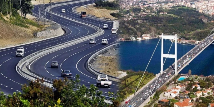 Otoyol ve köprü geçiş ücretlerinde gece yarısından itibaren geçerli olmak üzere artışa gidildi.