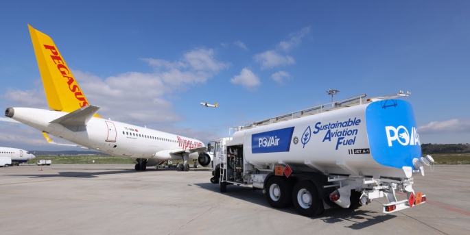 Pegasus Hava Yolları, Petrol Ofisi tarafından ikmali gerçekleştirilen Sürdürülebilir Havacılık Yakıtı (SAF) kullanımıyla ilk yurt içi uçuşunu gerçekleştirdi.