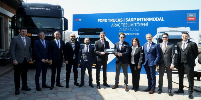 Sarp Intermodal, filosunu 20 adet ‘2019 Uluslararası Yılın Kamyonu (ITOY)’ ödüllü Ford Trucks F-MAX ile genişletti.