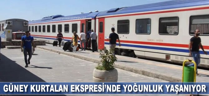 Siirt’in Kurtalan ilçesinde, son dönemlerde tren seyahatinde artış yaşandı