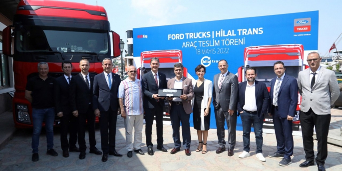 Şirket, filosunda 127 adet Ford Trucks marka araca sahip oldu.