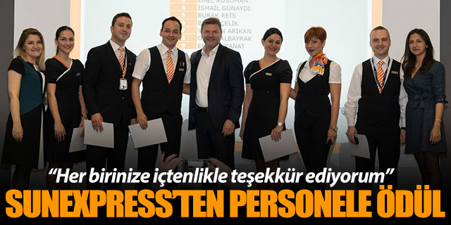 SunExpress başarılı personellerini ödüllendirdi