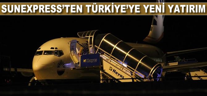 SunExpress’ten Türkiye’ye yeni yatırım