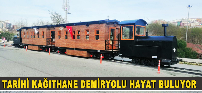 Tarihi Kağıthane demiryolu hattı hayat buluyor